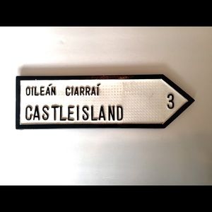 Ireland 🇮🇪 Street sign handmade hand painted